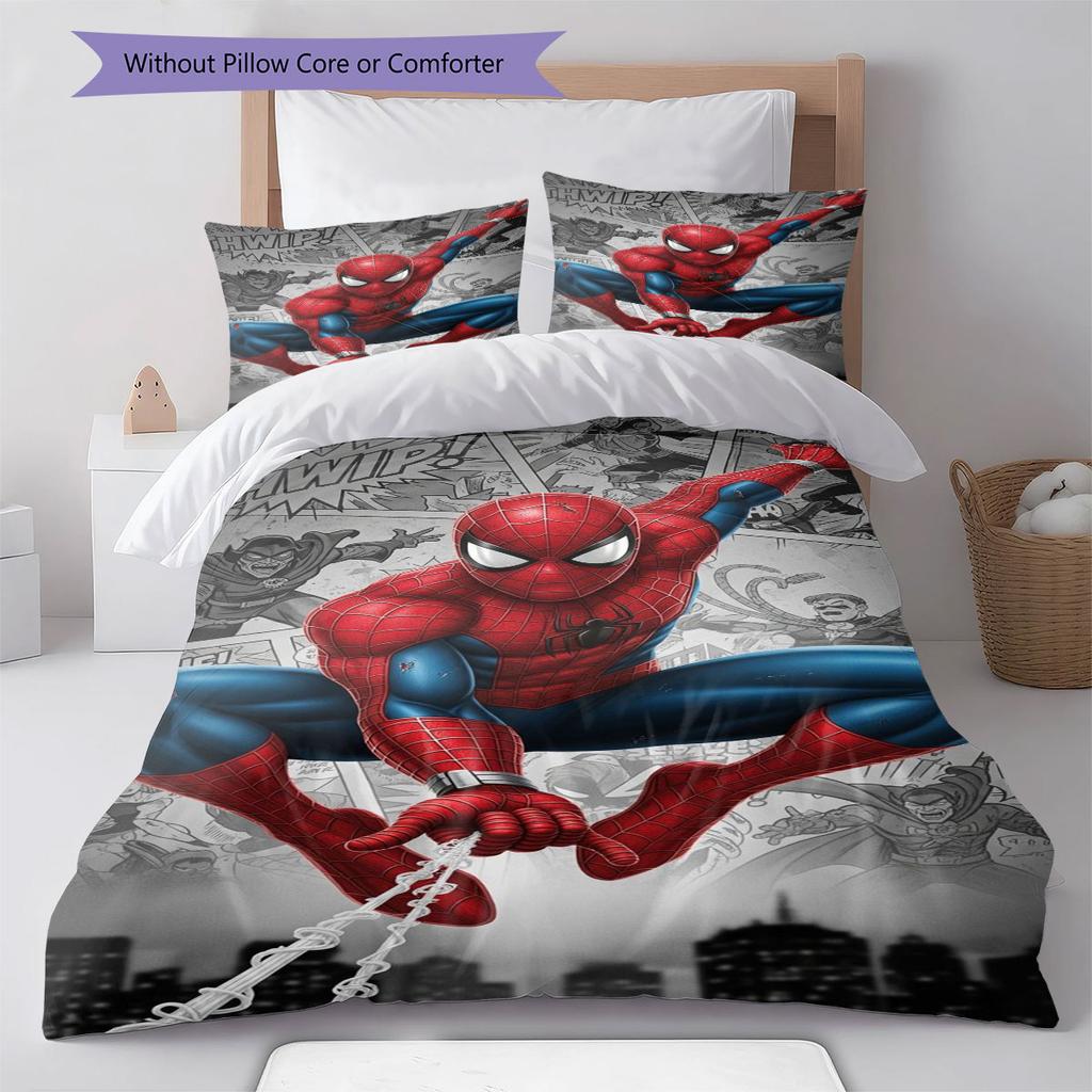 Dark and Edgy Spider-Man Bedding Set – The Perfect Choice To Decorate Your Bedroom and Enhance Your Home Life.