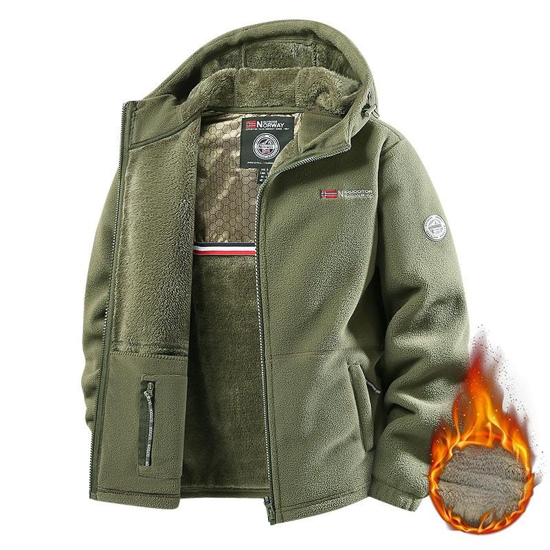 Men's Autumn Winter Outdoor Hooded Jacket Daily Wear At Home, Travel, Parties Outdoor Fashion Versatile, Enhances Temperament Streetwear Travel Wear.