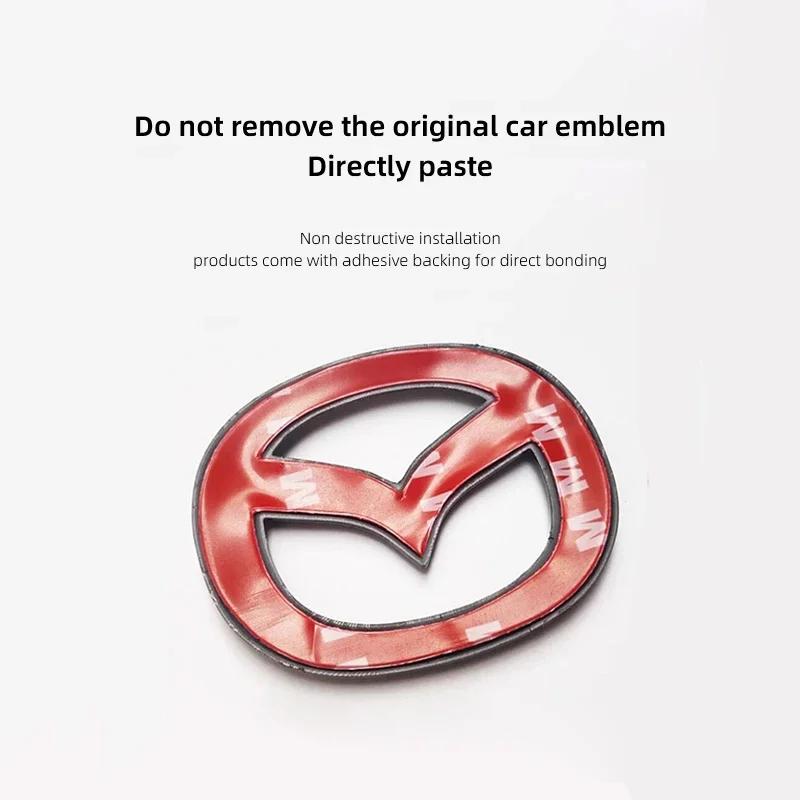 2025 Heißes Mazdaspeed Auto Lenkrad Verkleidung Aufkleber Auto Zubehör Für Mazda 2 3 6 5 Atenza CX3 CX5 MX5 CX7 Axela CX30 C