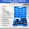 21 szt. Zestaw do wyciskania przegubu kulowego dolnego ramienia głowica kulowa Extractor Heavy Duty zestaw narzędzi do usuwania przegubu kulowego