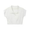 Eenvoudig aansluitend kortarmig POLO shirt korte gebreide trui revers T-shirt top dames nieuw zomer Koreaanse versie trend