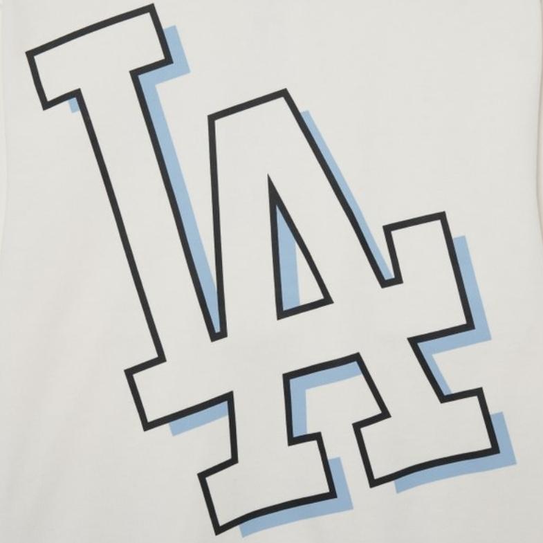 New MLB Los Angeles Dodgers Sweatshirts Unisex Ivory White 3AMTB0431-07IVS