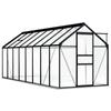 Day and Night - Day and Night Greenhouse with Anthracite Gray Aluminum Base Structure 9.31 M²