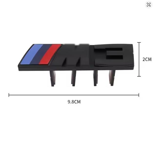 3D Car Front Grille M Badge Emblem Decoration Accessories For bAB-BMW M M1 M2 M3 M4 M5 M6 M7 E39 E87 E60 E46 E53 E90 F10 F20 F25 XV1