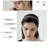 South Korea's Full Hair Accessories Temperament Simple Thin Headband Women's All-matching Fairy Pressing Crystal Zircon