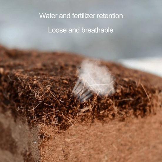 Organic Coconut Brick Nutrient Soil Sustainable Growing PH Balanced Nutrient-rich Coconut Shells Vegetable Planting Soil
