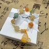 Elegant Jade Lily of the Valley Silk Bodhi Bracelet - Luxurious Chinese Style Festival Gift for Men & Women