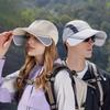 Summer Sun Protection Cap With Retractable Brim For Outdoor Cycling And Casual Wear