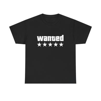 Gesucht Fünf Sterne GTA Grafik T-Shirt NEU ERWACHSENER