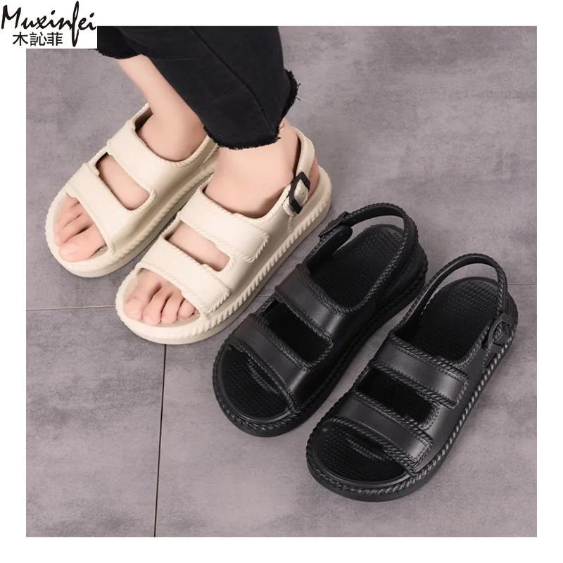 Fashion 2025 Women'S Shoes Lightweight Women'S Sandals Flat Sandals Soft Sole Breathable Women'S Summer Sandals Cheap Shoes Clearance