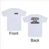 Property Of The County Jail Prison Funny Orange Front  Back Print Unisexs Tshirt