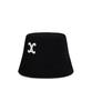 Bajal Va Curved 3D Logo Drop Bucket Hat Black