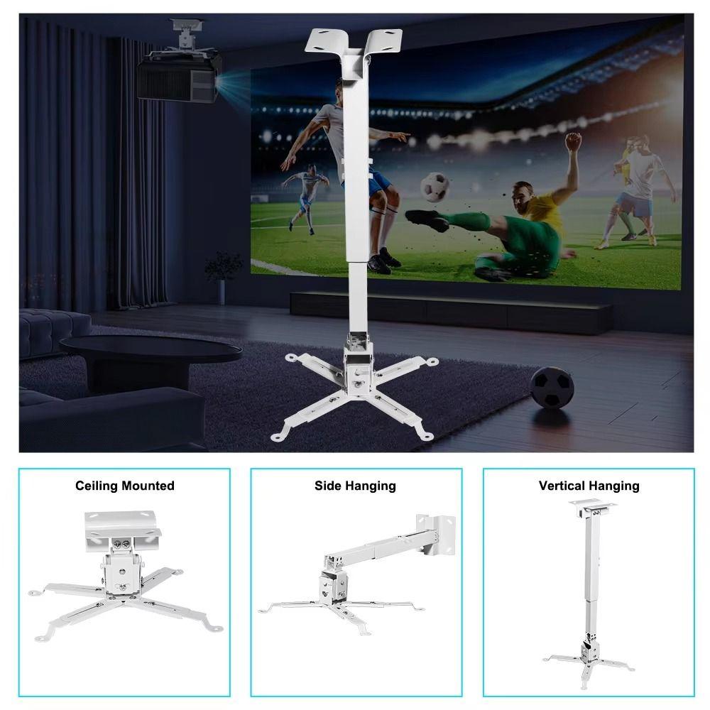 With Extendable Arms Projector Mount Retractable Projector Stand Projector Bracket Hanger Theater