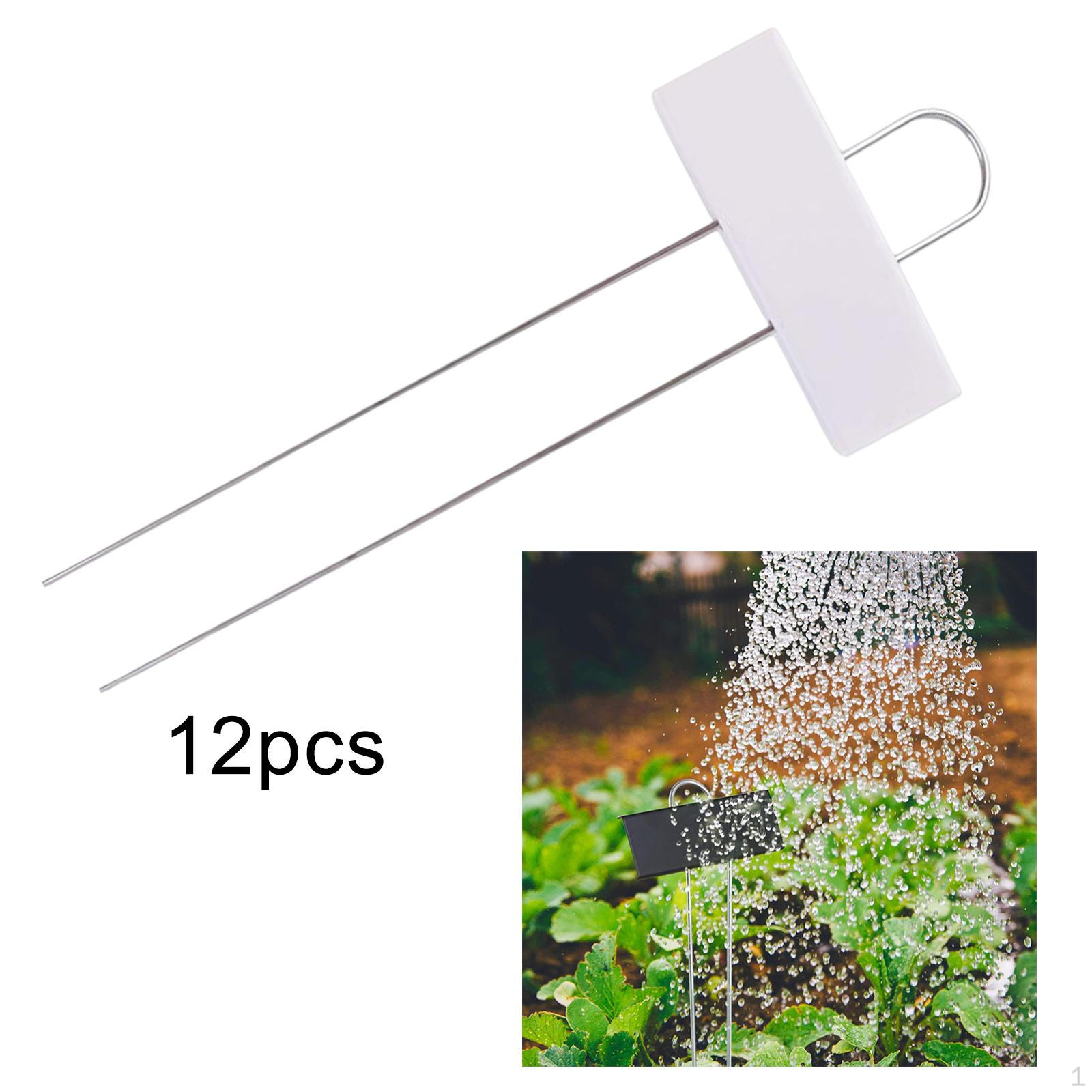 

12 Pieces Labels Pole Accessories Sign Tags for білий