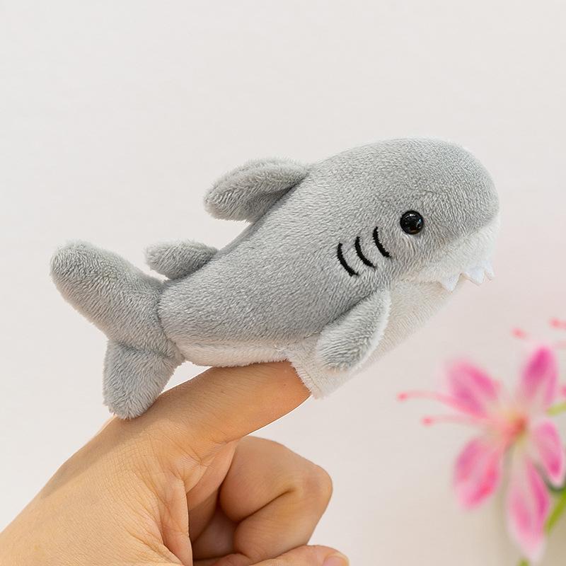 Forest Animal Finger Doll Panda Plush Toy Children Ocean Shark Doll