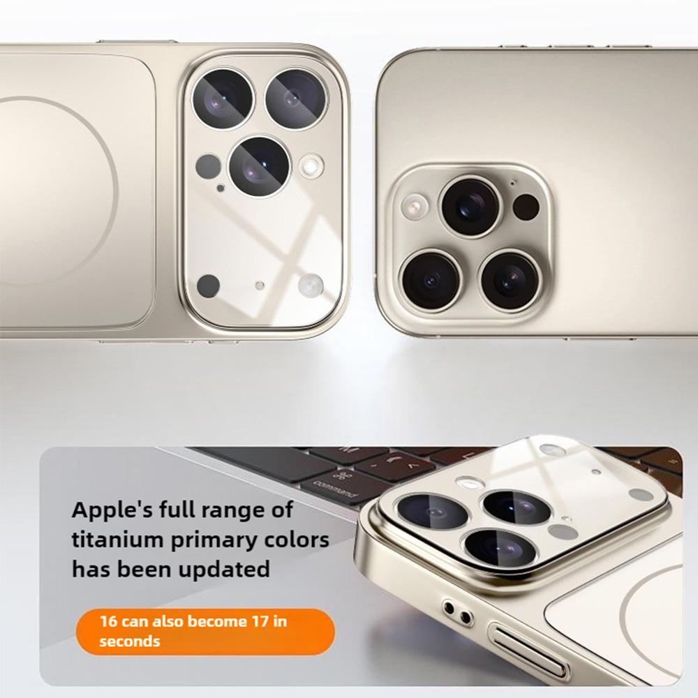 Original Glass Nano Matte For Magsafe Wireless Charging Armor Case For iPhone 17 16 15 14 13 12 11 Pro Max 17 Air Magnetic Cover