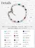 [Kyojudo] Natural Stone Power Stone Bracelet Turquoise Stainless Steel Bracelet for Men and Women - Success, Prosperity, Protection from Evil, Good Fo