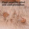 Adult Plush Earflap Hat Outdoor Windproof Ear Protect Furry Hat for Outdoor