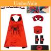 Spider-Man heldencape en masker Halloween cartoon anime launcher handschoen horloge set