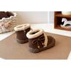 Girls' Fashion Fleece-Lined Boots | Children's Thickened Round-Toe Winter Shoes, Toddler Ankle Boots Elegant Girls Shoes