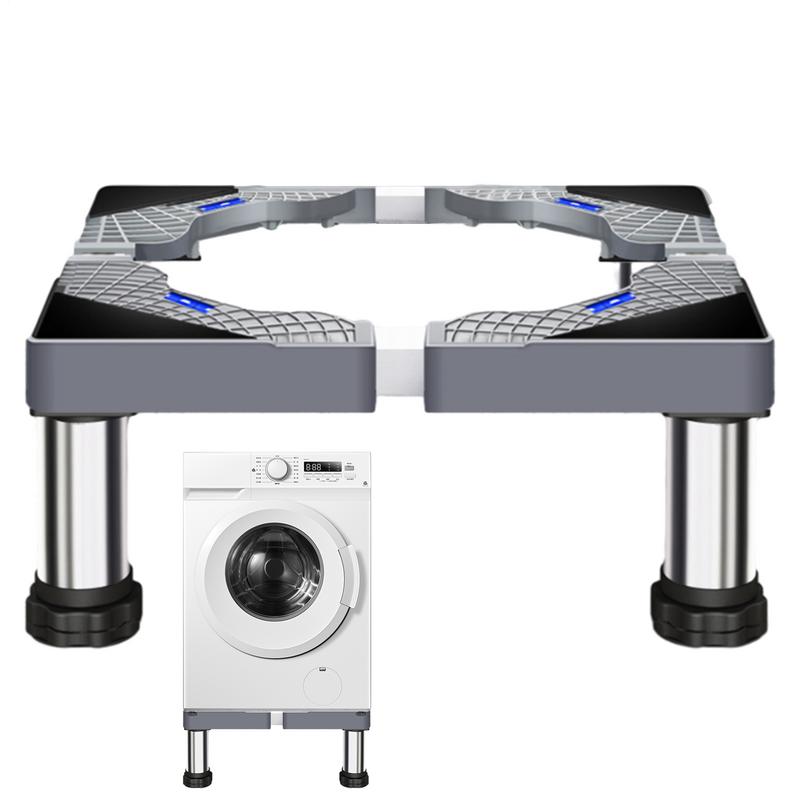 Washing Machine Stand Stainless Steel Dryer Stand Adjustable Washer Dryer Pedestal With 4 Strong Feet Laundry Pedestal China Mainland