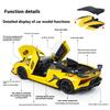 Large 1/18 Lamborghini Aventador SVJ Supercar Model Simulation Interior Details Adult Collection Ornaments Boy Gift Halloween Toys