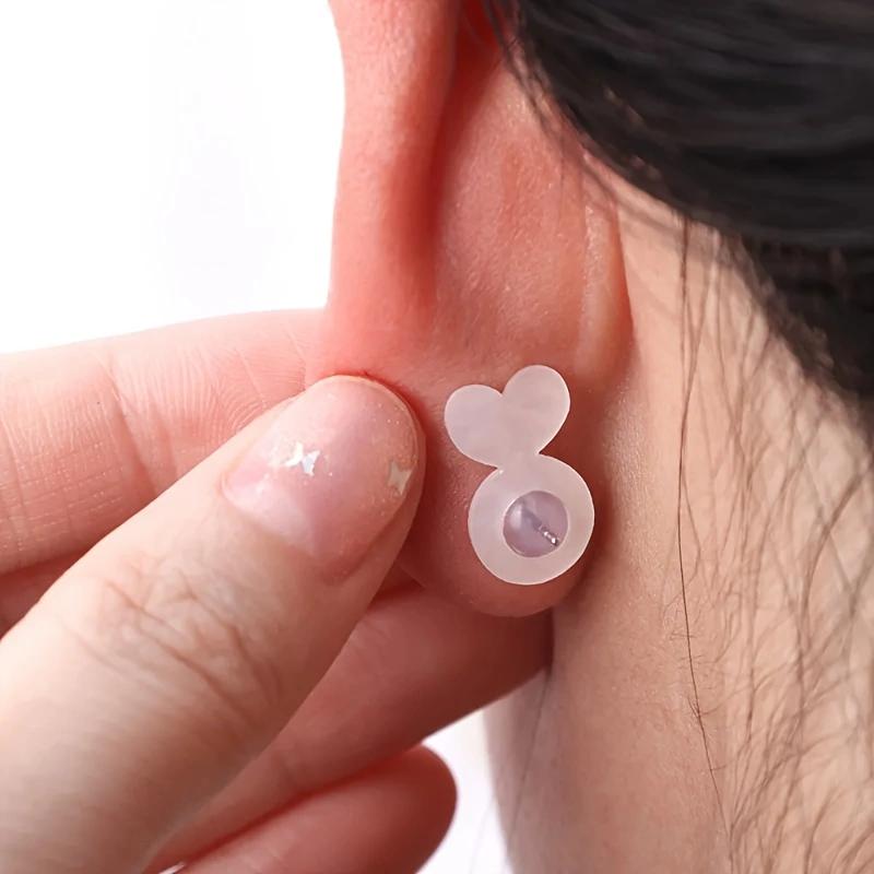 Rubber Earring Lifter Backs Replacements Plugs for DIY Droopy Heavy Stud Ears Jewelry Support Comfortable