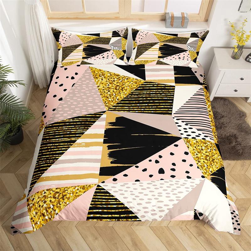 Пододеяльник с изображением заката и геометрическим узором Ombre — фото 6