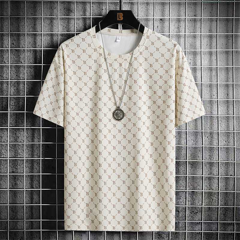 

Летняя футболка с надписью, мужская спортивная повседневная футболка с коротким рукавом XXXL миндальный