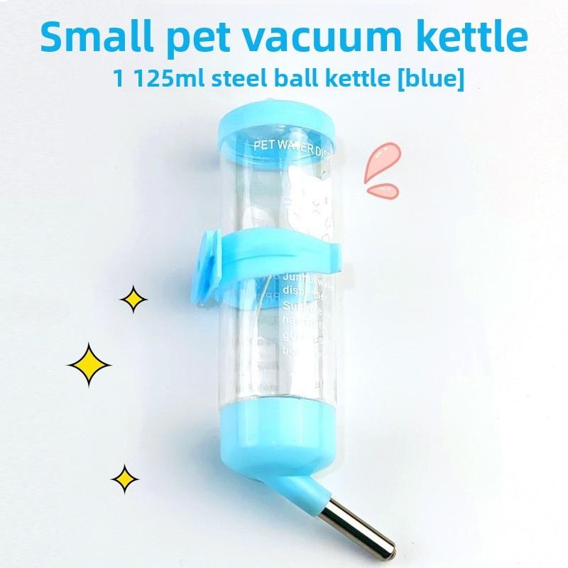 Hamster Water Bottle With Steel Ball Valve Leakproof Drinking Dispenser For Small Pets