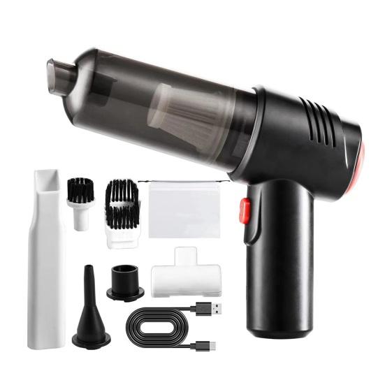 

Автомобильный беспроводной мини-пылесос с высокоскоростным двигателем, мощное всасывание, перезаряжаемый пылесос чёрный