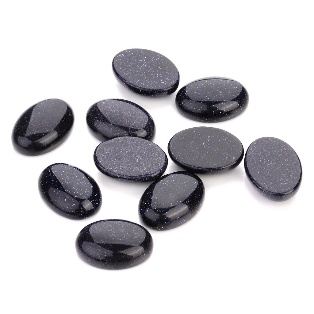 2-10pcs/lot Natural Stone Oval Cabochon Agate Malachite Opal Turquoise Loose Beads Cabochon For DIY Charm Necklace Earrings Gift