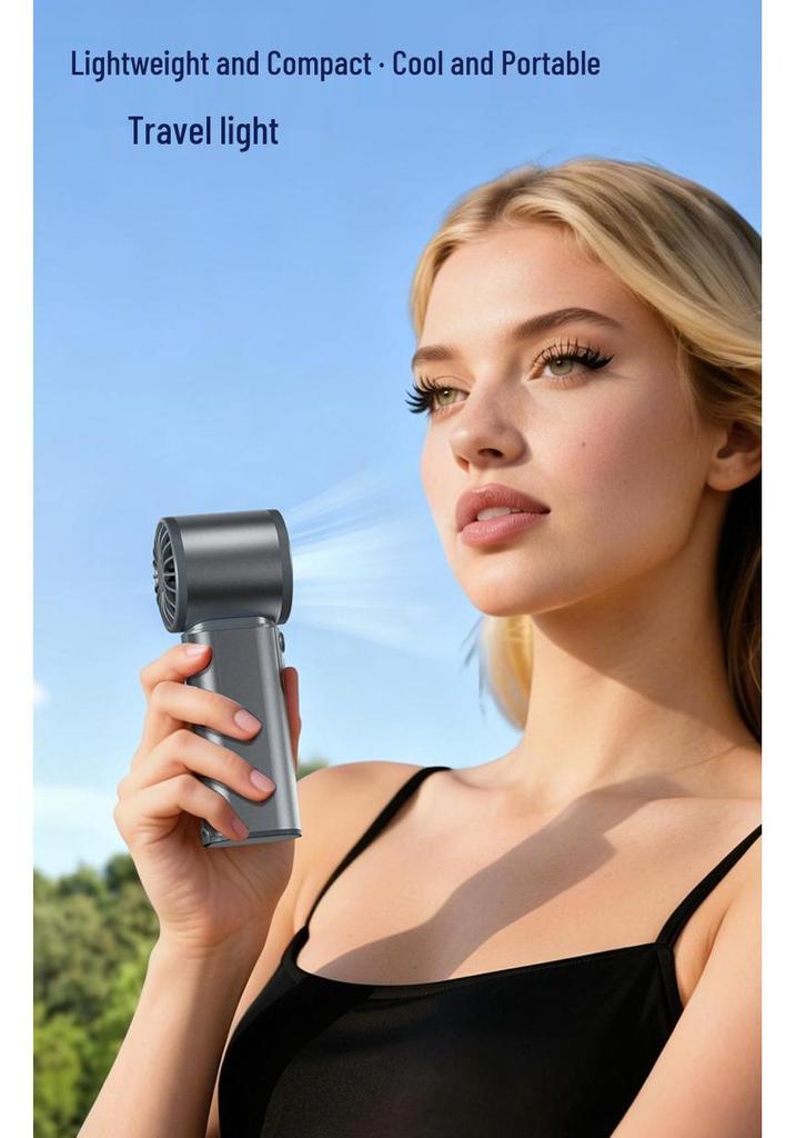 Rechargeable High-Speed Handheld Cooling Fan