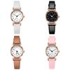 Womens Business Quartz Watch With Roman Numerals And Pu Strap For Office Wear