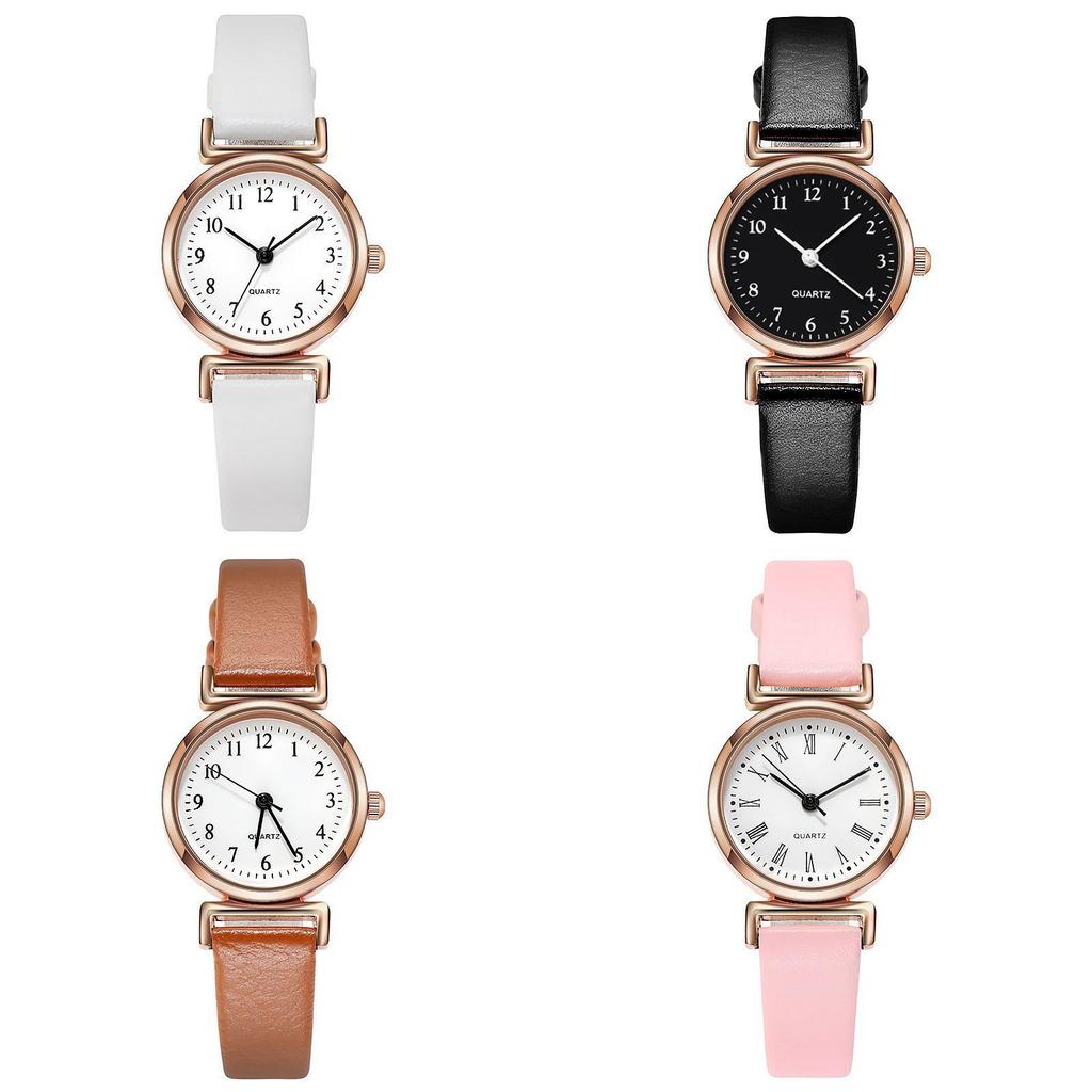 Womens Business Quartz Watch With Roman Numerals And Pu Strap For Office Wear