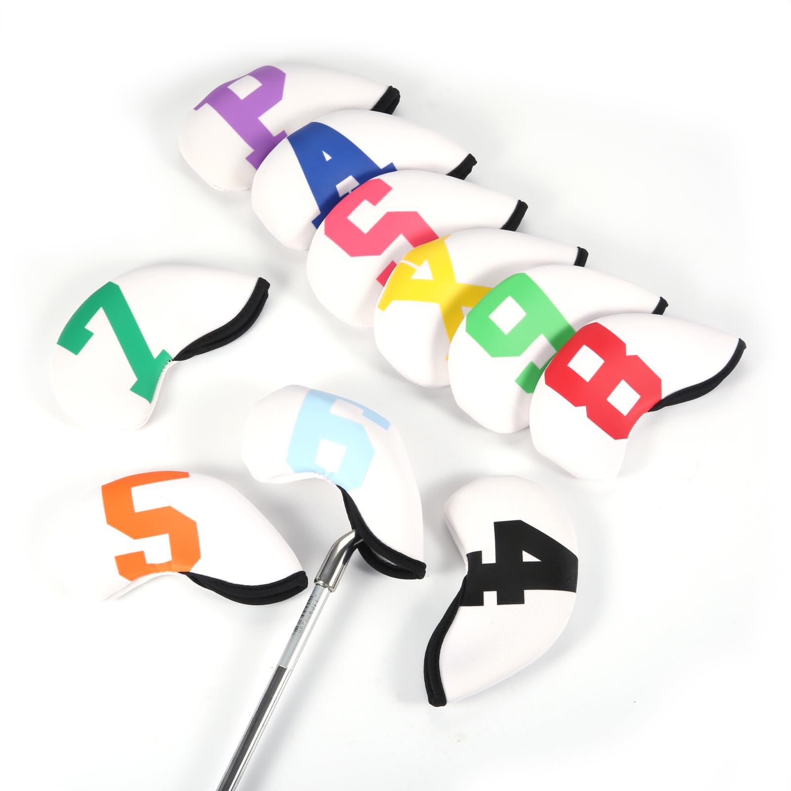 

Golf iron head covers for golf golf head covers for set of with golf wedge head protects iron heads from scratches and easy to neoprene durable x