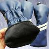Navy Blue Golf Wood Headcover Set Clubs Cover Driver Fairway Wood 1,3,5 Covers