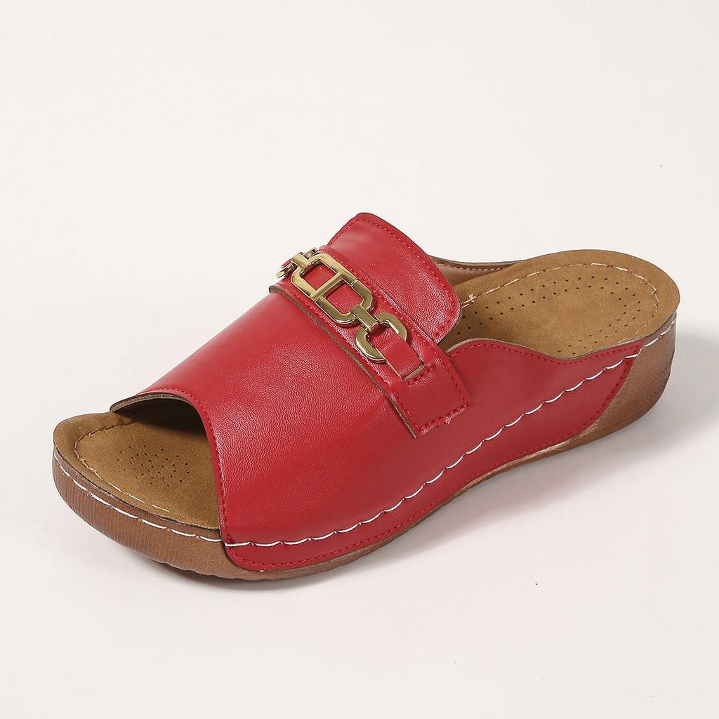 New Open Toe Women Wedge Slippers Summer Lightweight Slippers Platform Sandals Outdoor Beach Woman Shoes Slides Women