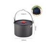 SanJiaoLong Portable Outdoor Camping Cookware Set with 1.1L Kettle