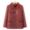 Stylish Spring Embroidered Lapel Jacket for Middle-Aged and Elderly Women