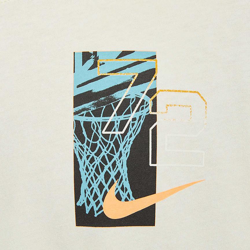 Nike Casual Comfortable Loose Fit Vintage Design T-Shirt Men Tops Coconut-Milk FZ8094113