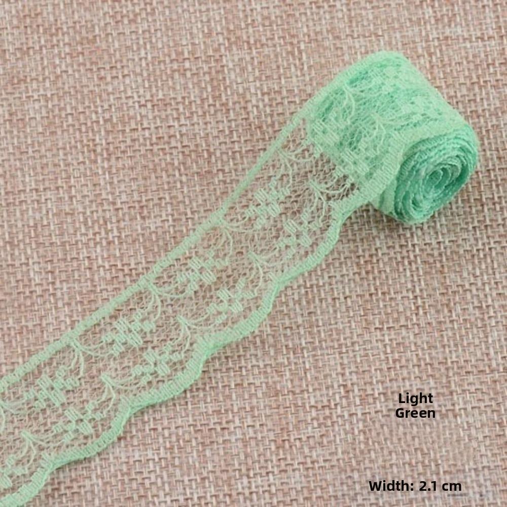 10 Meters Roll Lace Ribbon Non-Stretch Embroidered Net Trim New Unilateral Lace Trim  Decoration