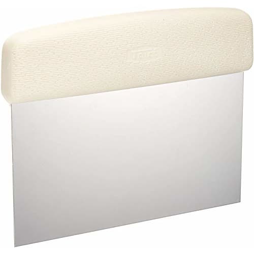 Endo Shoji TKG Scraper for Cutting Boards, Plastic Handle, Stainless Steel Spatula for Rust Resistance and Hygiene, Convenient for Collecting Food, Co