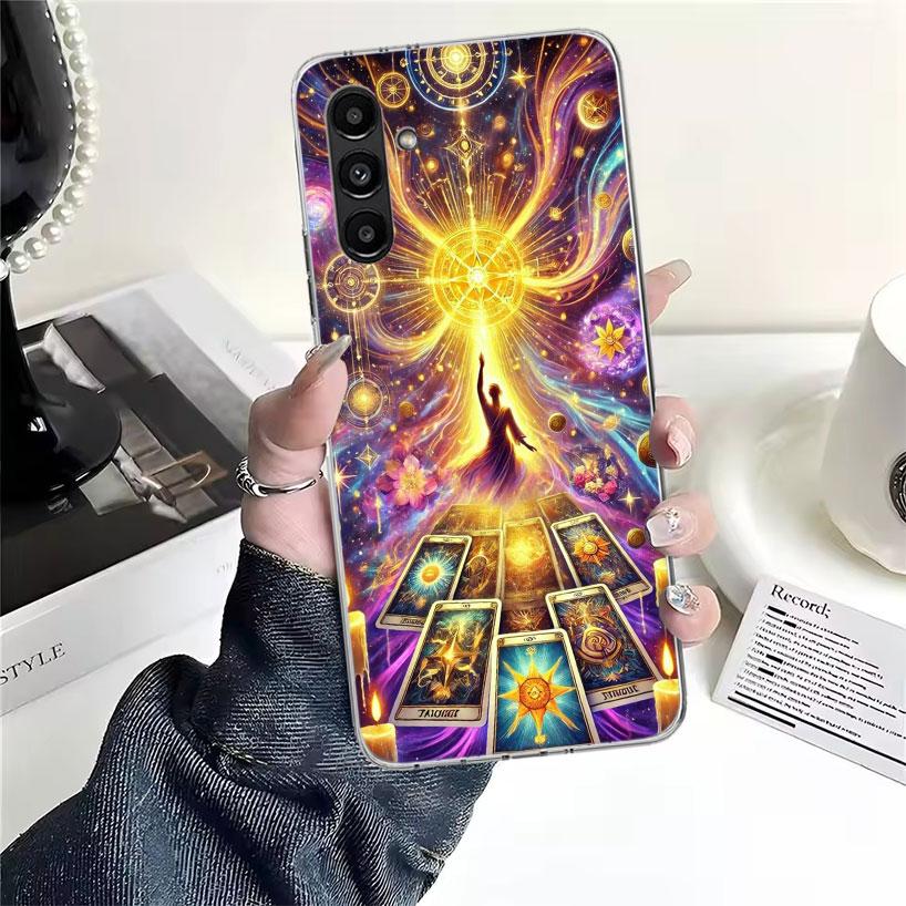 Witch Tarot Card Phone Case For Samsung Galaxy A13 A14 A15 A16 A17 A53 A54 A55 A56 A57 A33 A34 A35 A36 A37 A23 A24 A25 A26 Galax