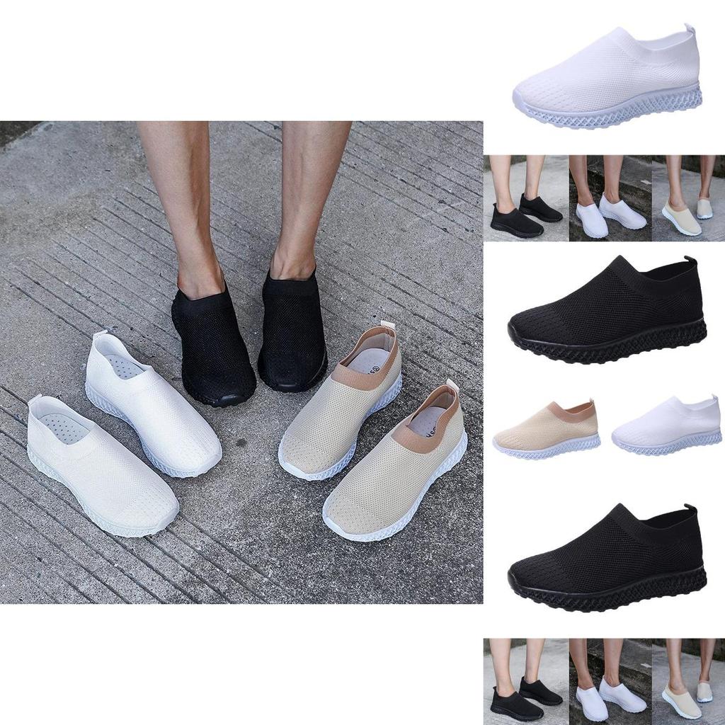 Women's Running Trainers Ladies Sneakers Slip On Jogging Gym Stylish Comfy Footwear