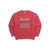 Rainbow Snow Wash Fleece Crewneck Pink