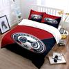 "Columbus Blue Jackets Cannon Logo Design" Print Bedding Set Duvet Cover Pillowcases (1* Duvet Cover 2* Pillowcases Do Not Include Comforter)