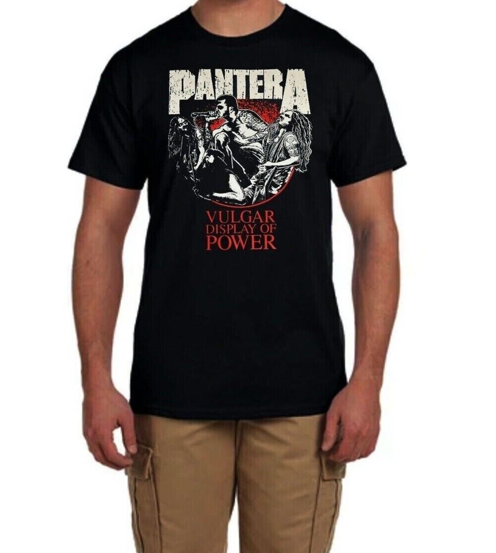 Pantera Power Heavy Metal Rock Band Black T Shirt XXL