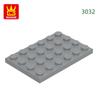 Non-Toxic 31Pcs/Lot 3032 4X6 Basic Plate Board Building Blocks Moc Parts Compatible With Bricks Educational Children'S Toys Gift Box