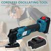 20 V Akku-Oszillationswerkzeug, 6 variable Geschwindigkeiten, 19000 U/min, bürstenloser Motor, oszillierendes Multifunktionswerkzeug